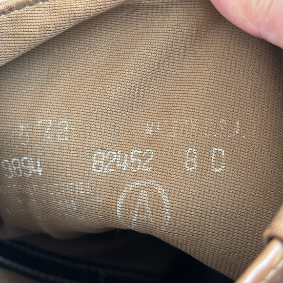 Dingo Vintage Brown Leather Harness Boots Made in USA Men’s Size 8D - Picture 13 of 14